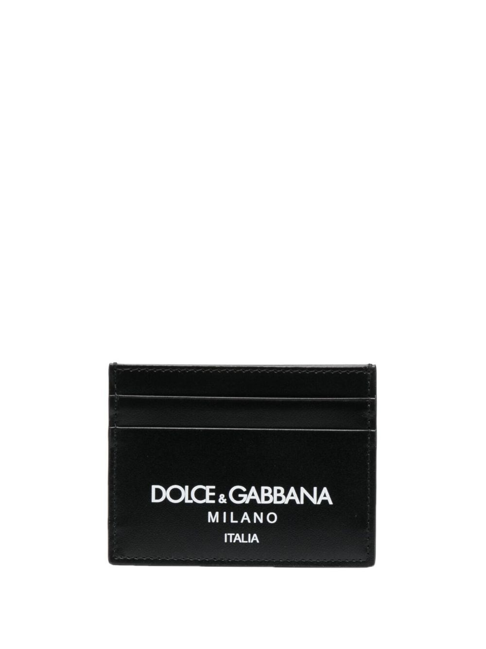 Card Holder With Printed Logo - Dolce & Gabbana - Modalova