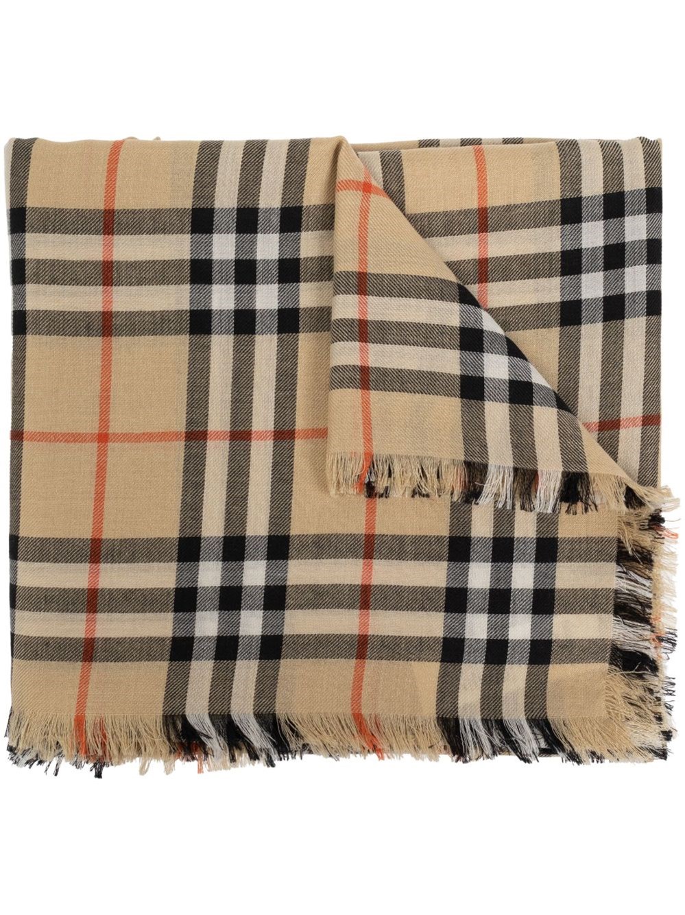 Burberry Check Print Scarf