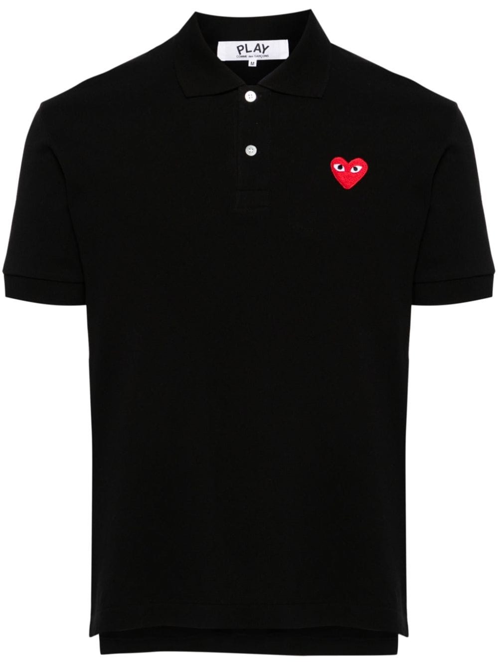 Red Heart Cotton Plo Shirt - COMME DES GARÇONS PLAY - Modalova