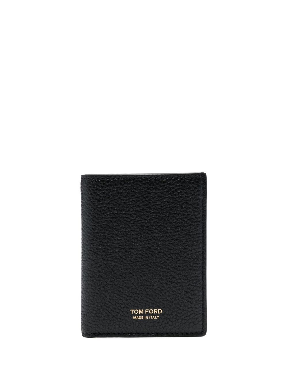 Soft Grain Leather T Line Folding Cardholder - Tom Ford - Modalova