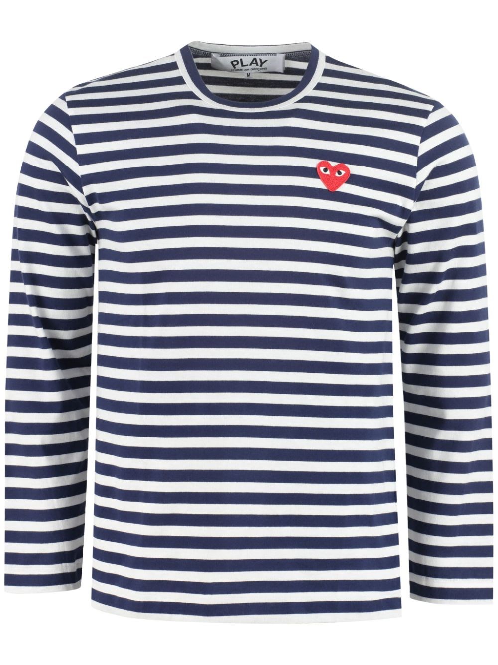 Comme Des Garçons Play Striped Long-sleeved T-shirt
