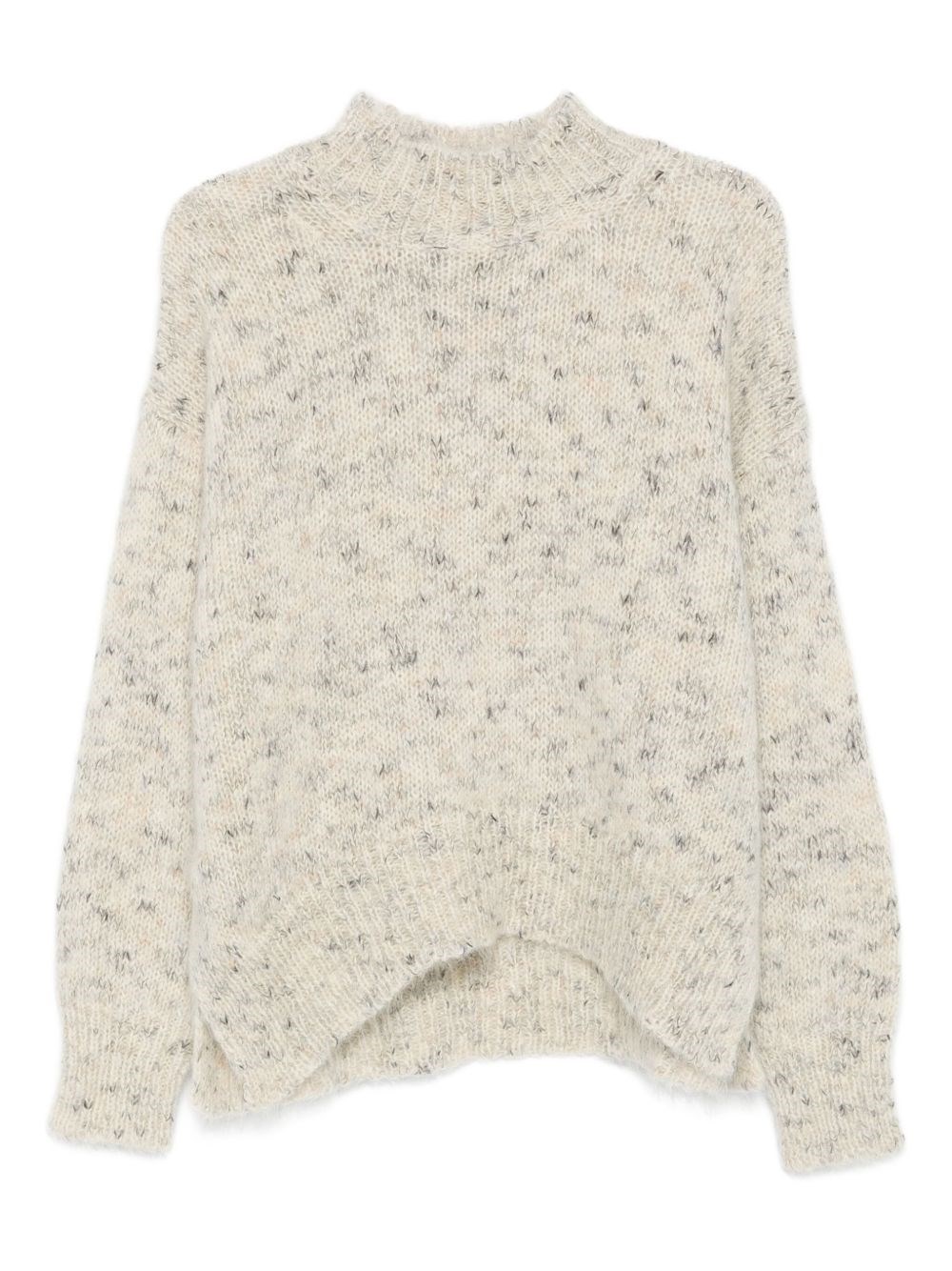 Alysi Turtle-neck Sweater In White