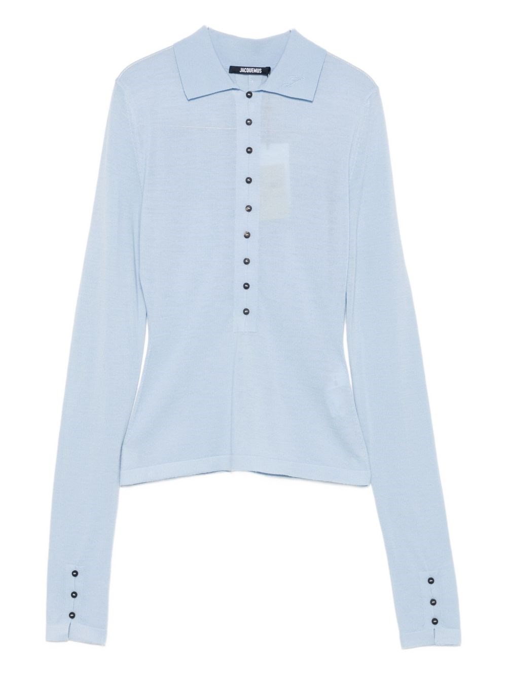 Jacquemus Le Polo Merino In Blue