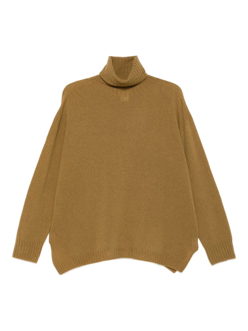 Alysi Cashmere Turtle-neck Jumper In Neutral