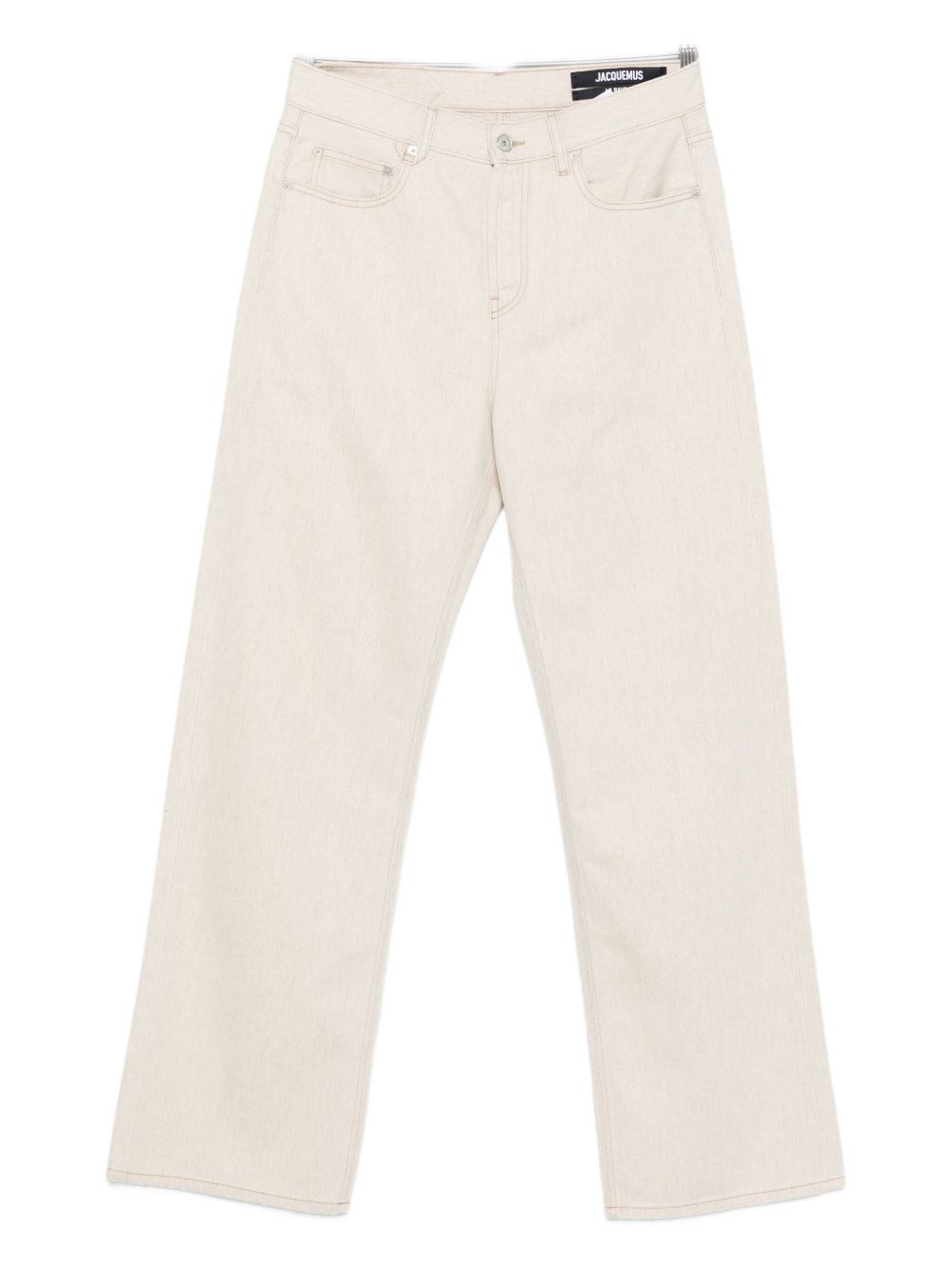 Jacquemus Le De-nimes Droit Jeans In White
