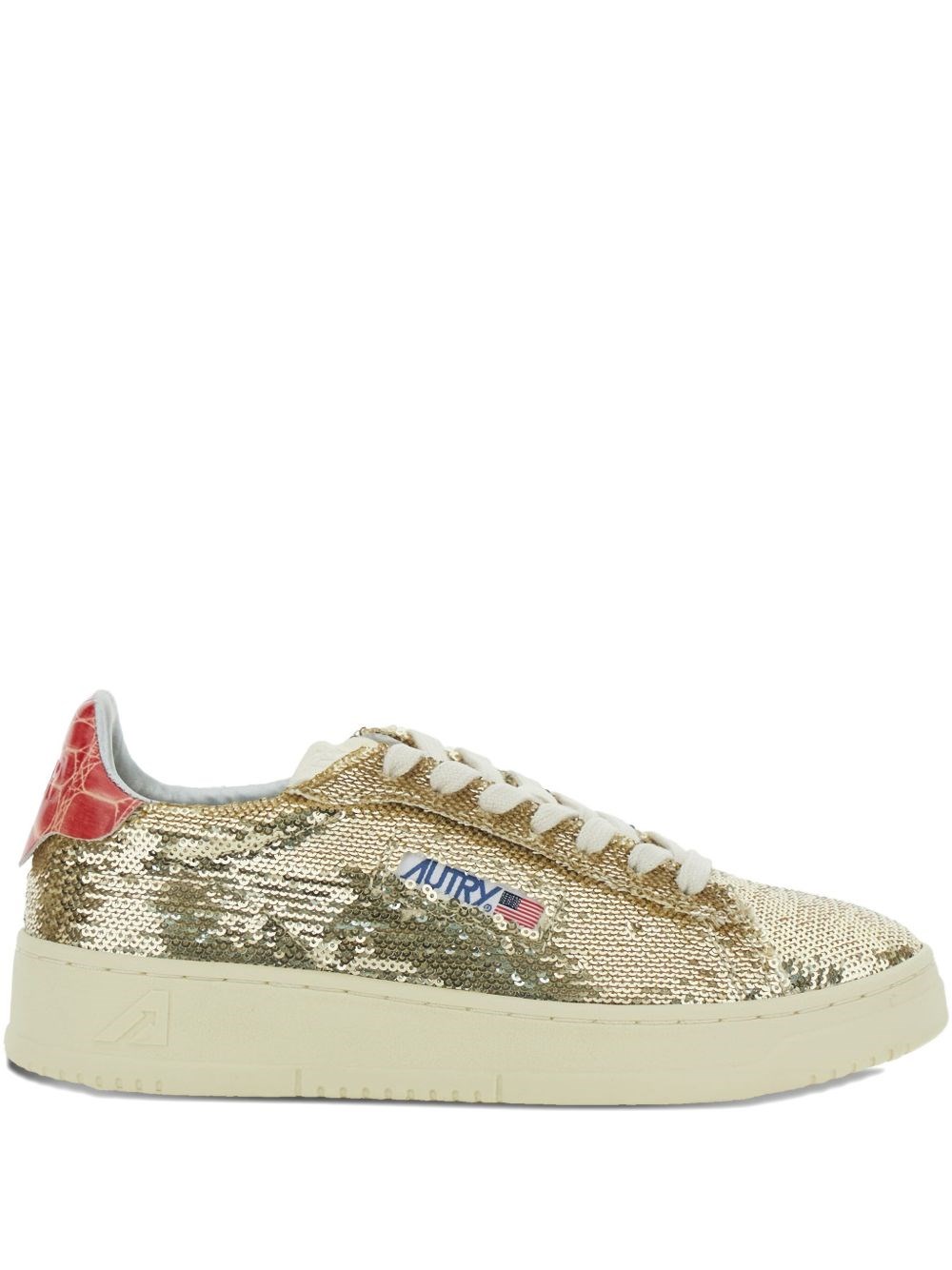 Autry Bloom Dallas Low Sneakers In Neutral
