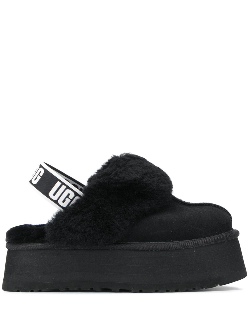Ugg Australia Funkette Slippers In Black
