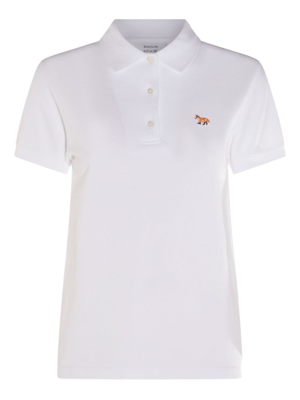 Baby Fox Cotton Polo Shirt - MAISON KITSUNE' - Modalova