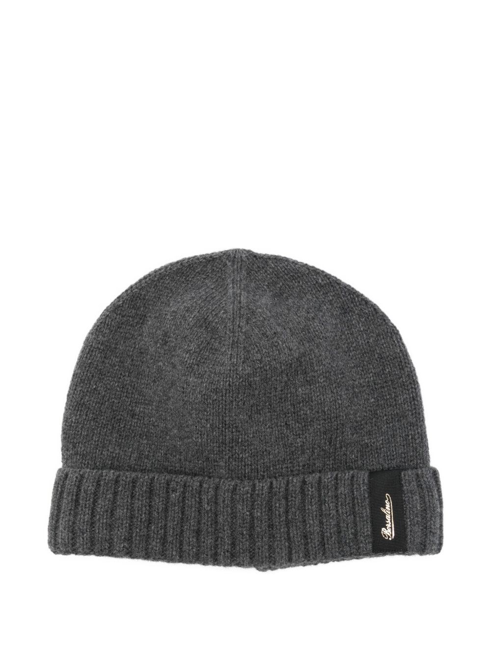 Borsalino City Cashmere Beanie In Gray