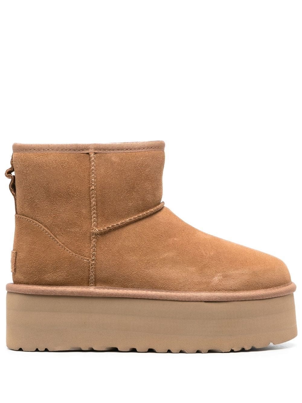Ugg Australia Classic Mini Platform Boots In Sand