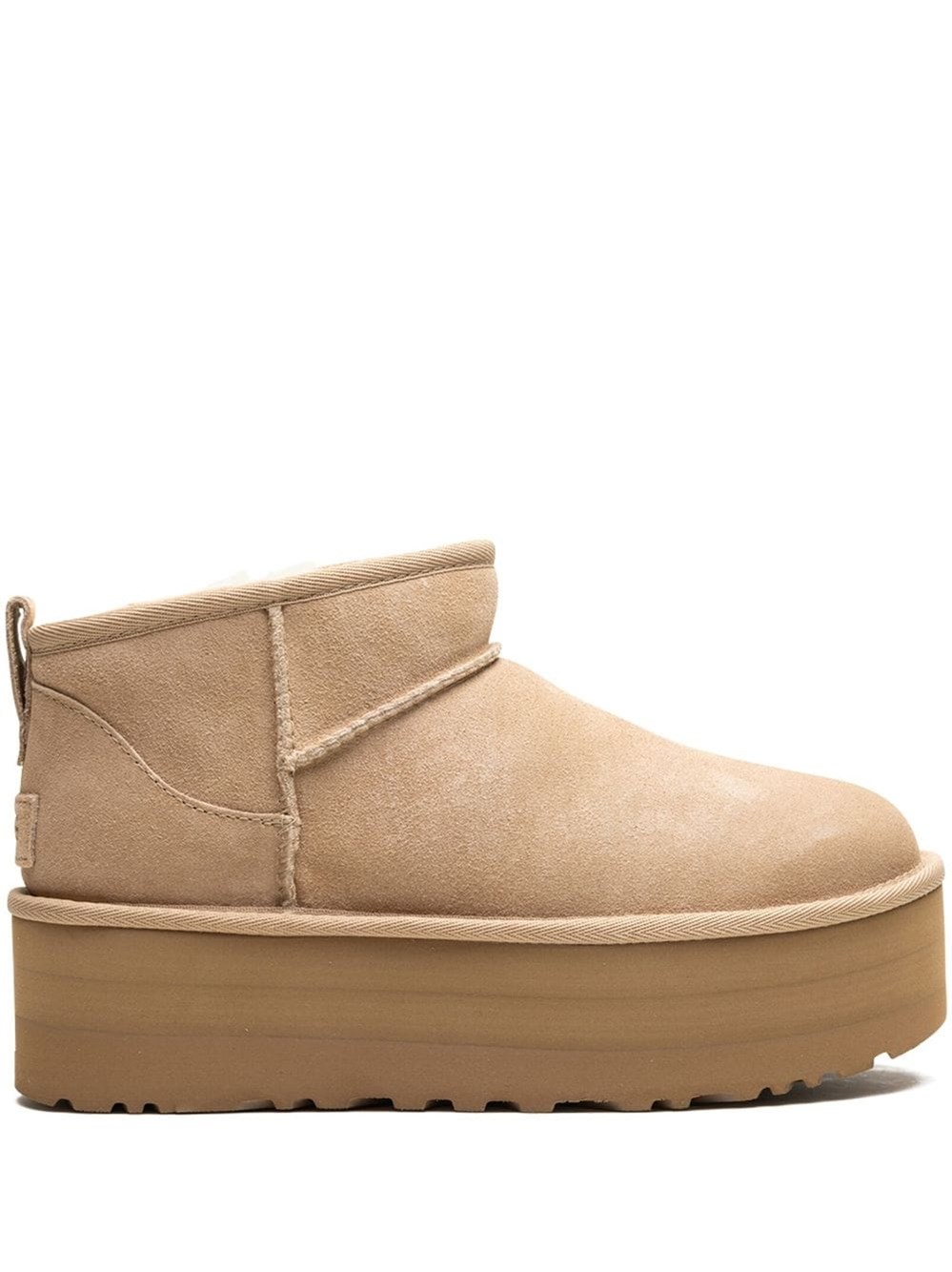 Ugg Australia Classic Ultra Mini Platform Boots In Sand