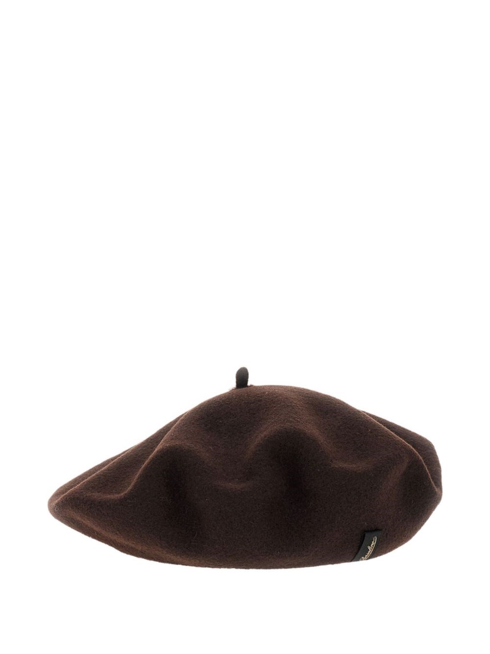 Borsalino Wool Hat With Round Shape And Flat Crown In Brown