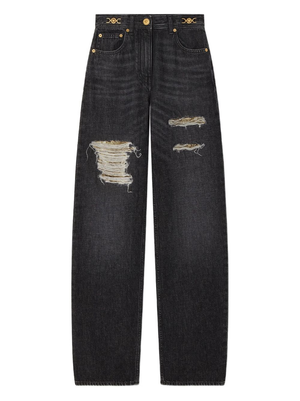 Versace Denim Cotton Jeans - Versace - Modalova