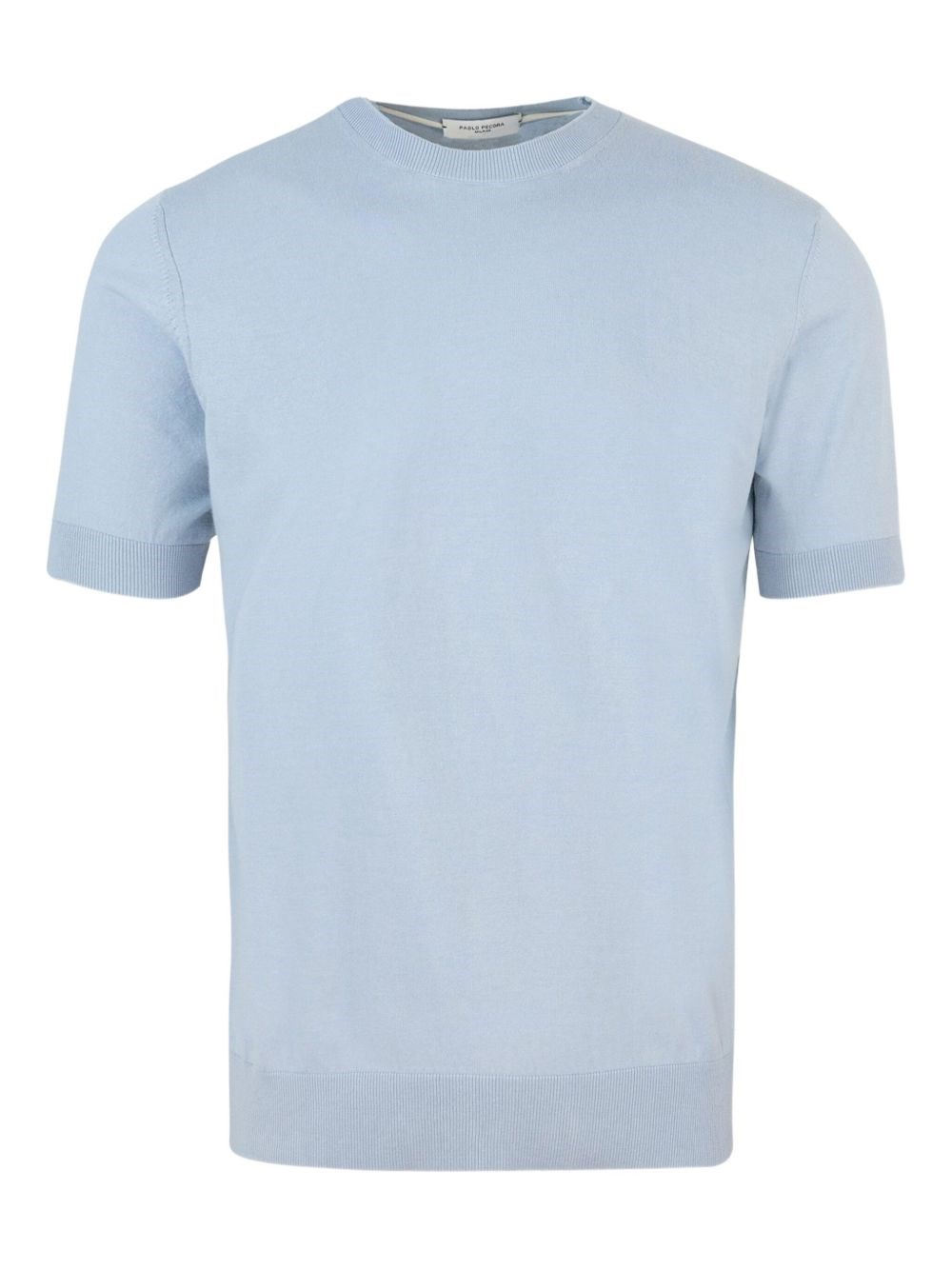 Paolo Pecora Crew Neck T-shirt In Blue