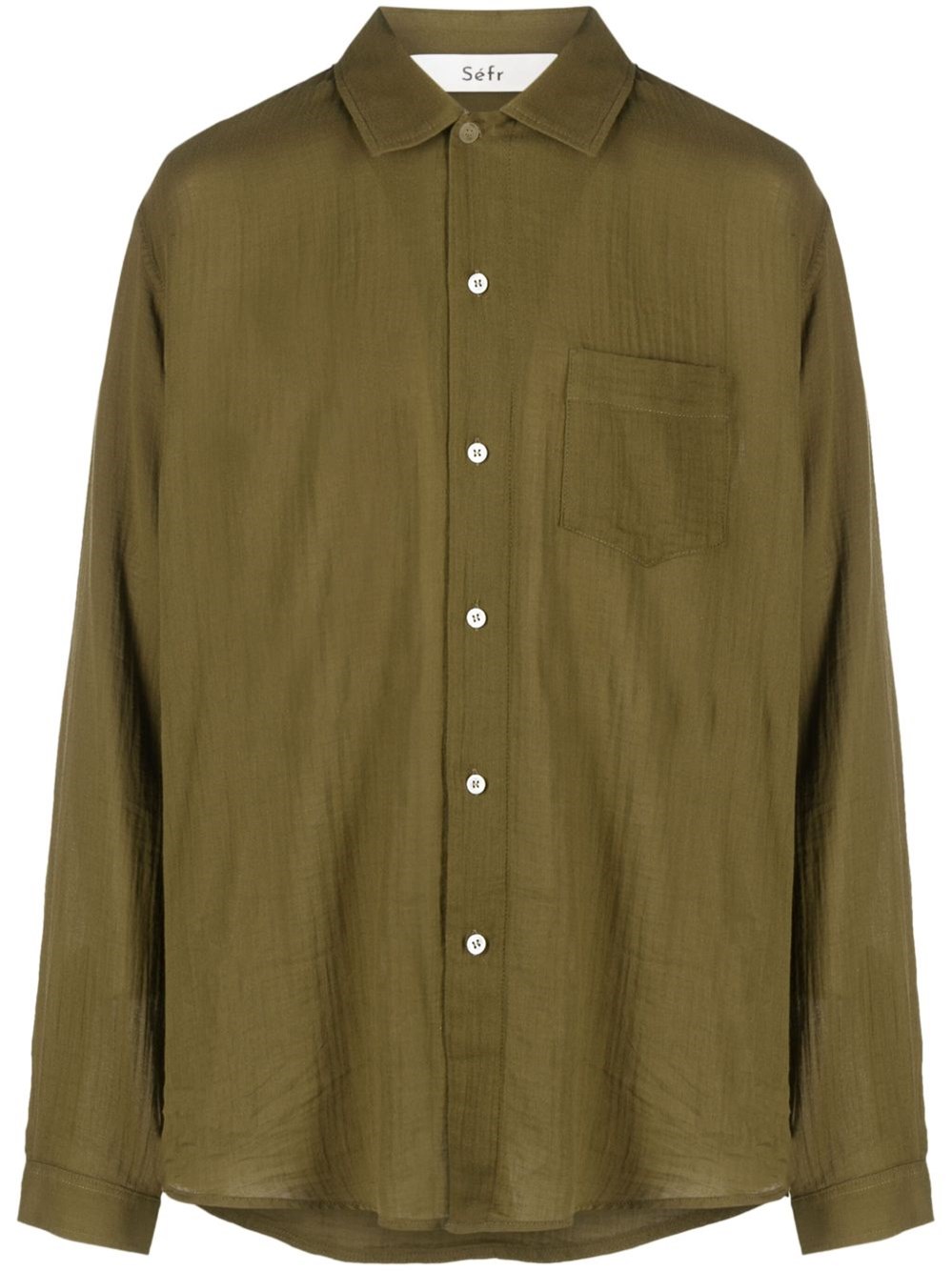 Séfr Sefr Leo Shirt In Green
