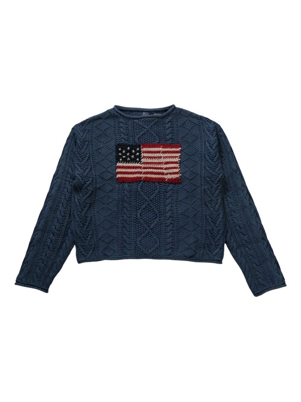 Polo Ralph Lauren Cable Knit In Blue