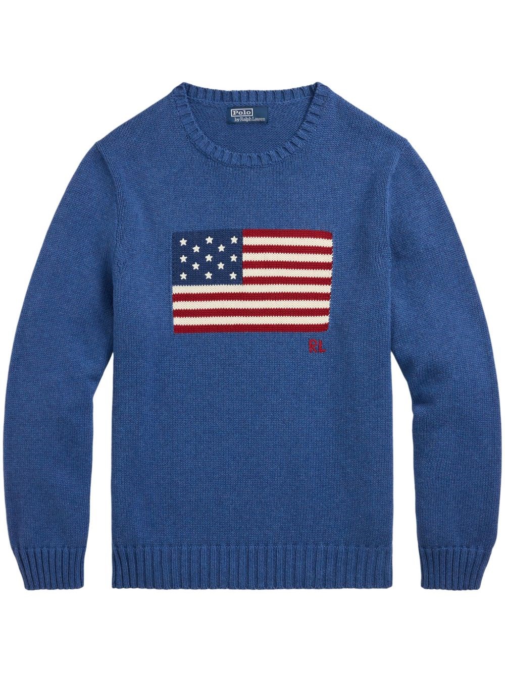 Cotton Sweater With Print - POLO RALPH LAUREN - Modalova