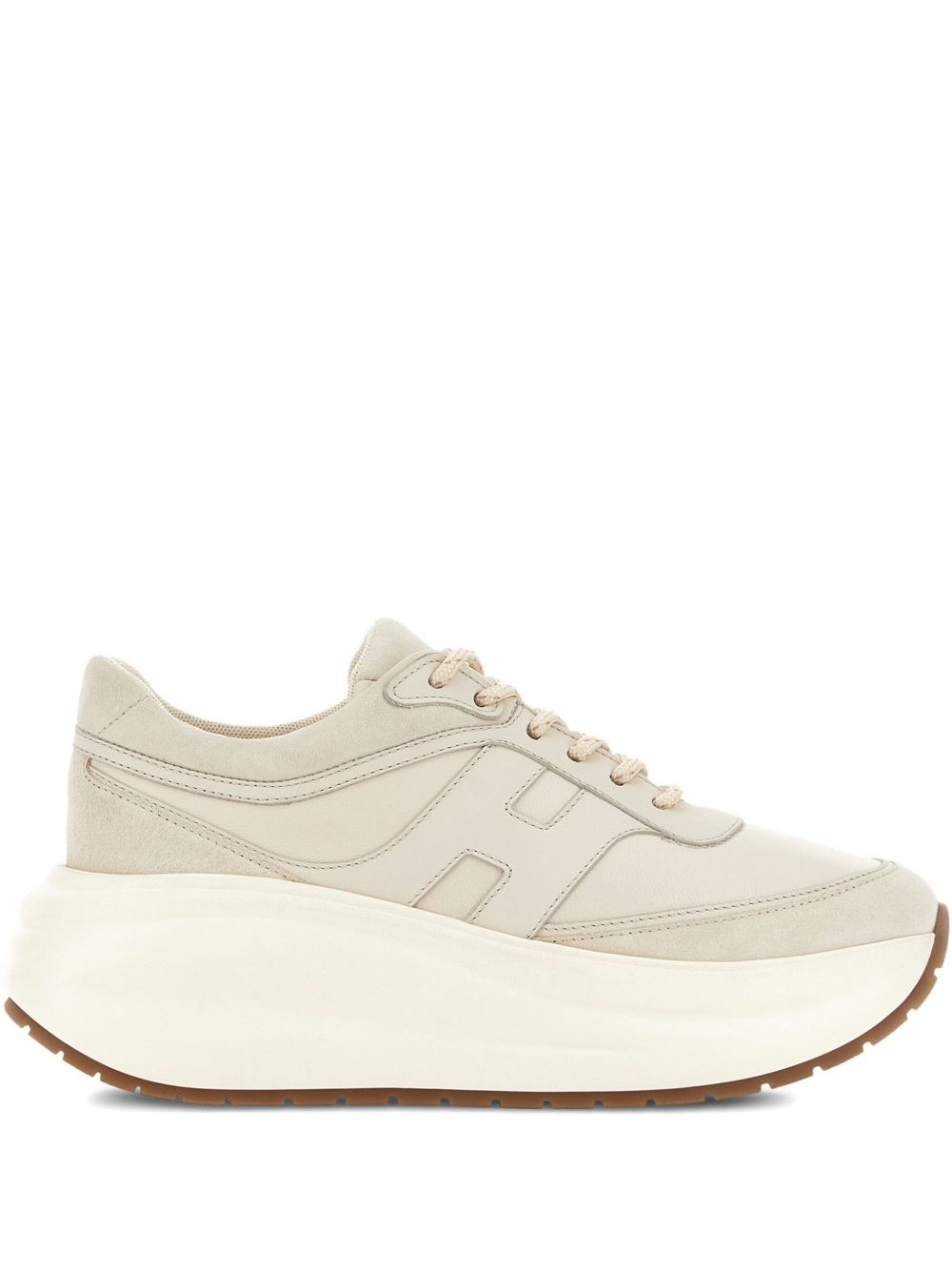 Hogan H696 Leather Sneakers - Hogan - Modalova