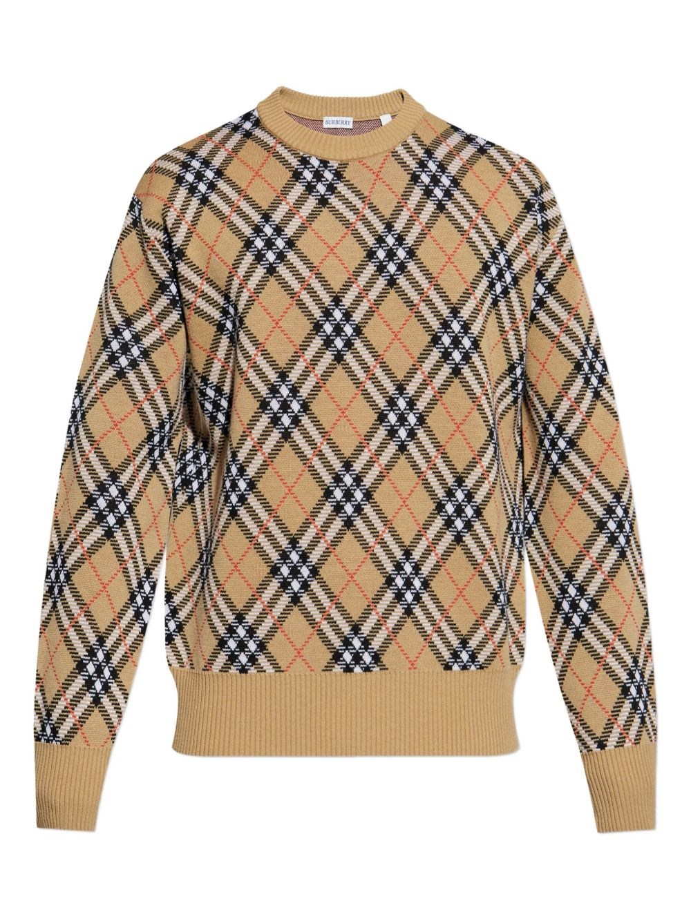 Burberry Checked Sweater - Burberry - Modalova