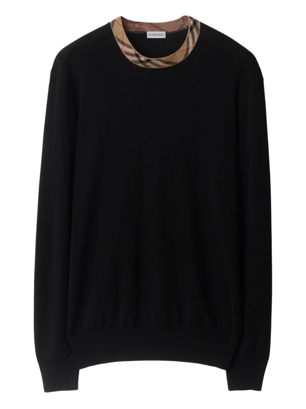 Burberry Wool Crew Neck Sweater - Burberry - Modalova