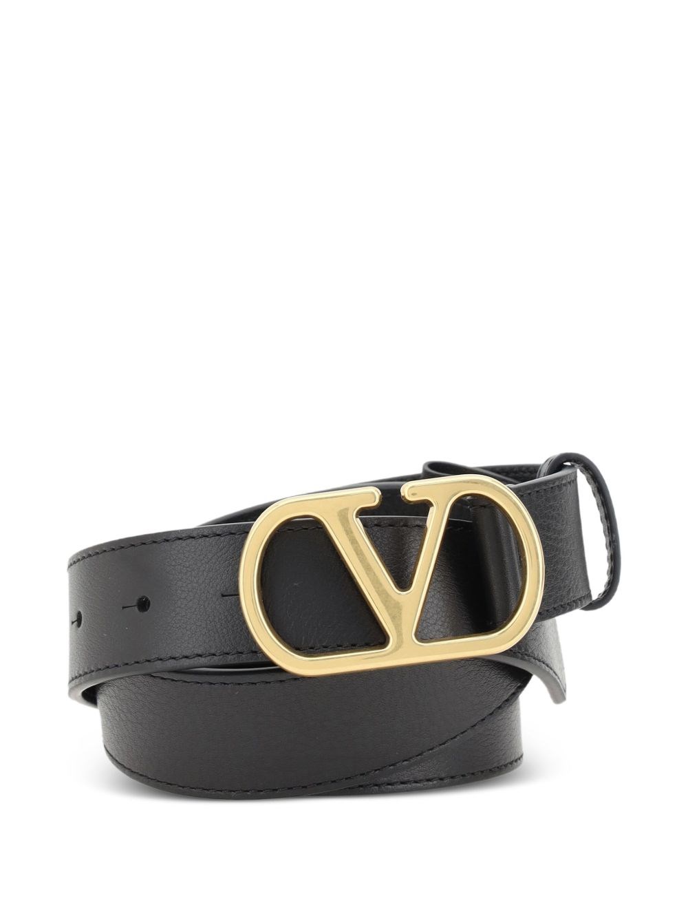 Valentino Garavani H30 Belt With Logo In Black