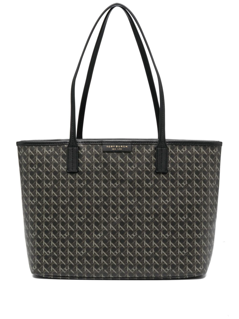 Tory Burch Ever-ready Small Cotton Tote Bag In Black