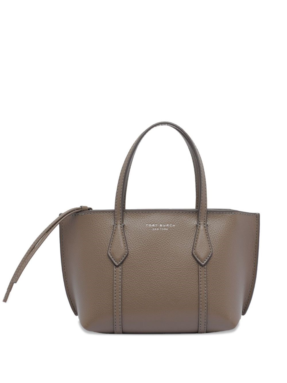 Tory Burch Mini Perry Tote Bag With Removable Strap In Gray