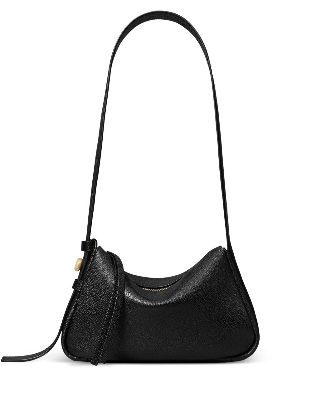 Tory Burch Small Shoulder Bag Featuring Curved Design In Black