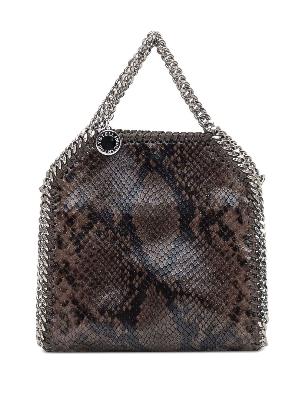 Stella Mccartney Falabella Tiny Crossbody Bag In Brown