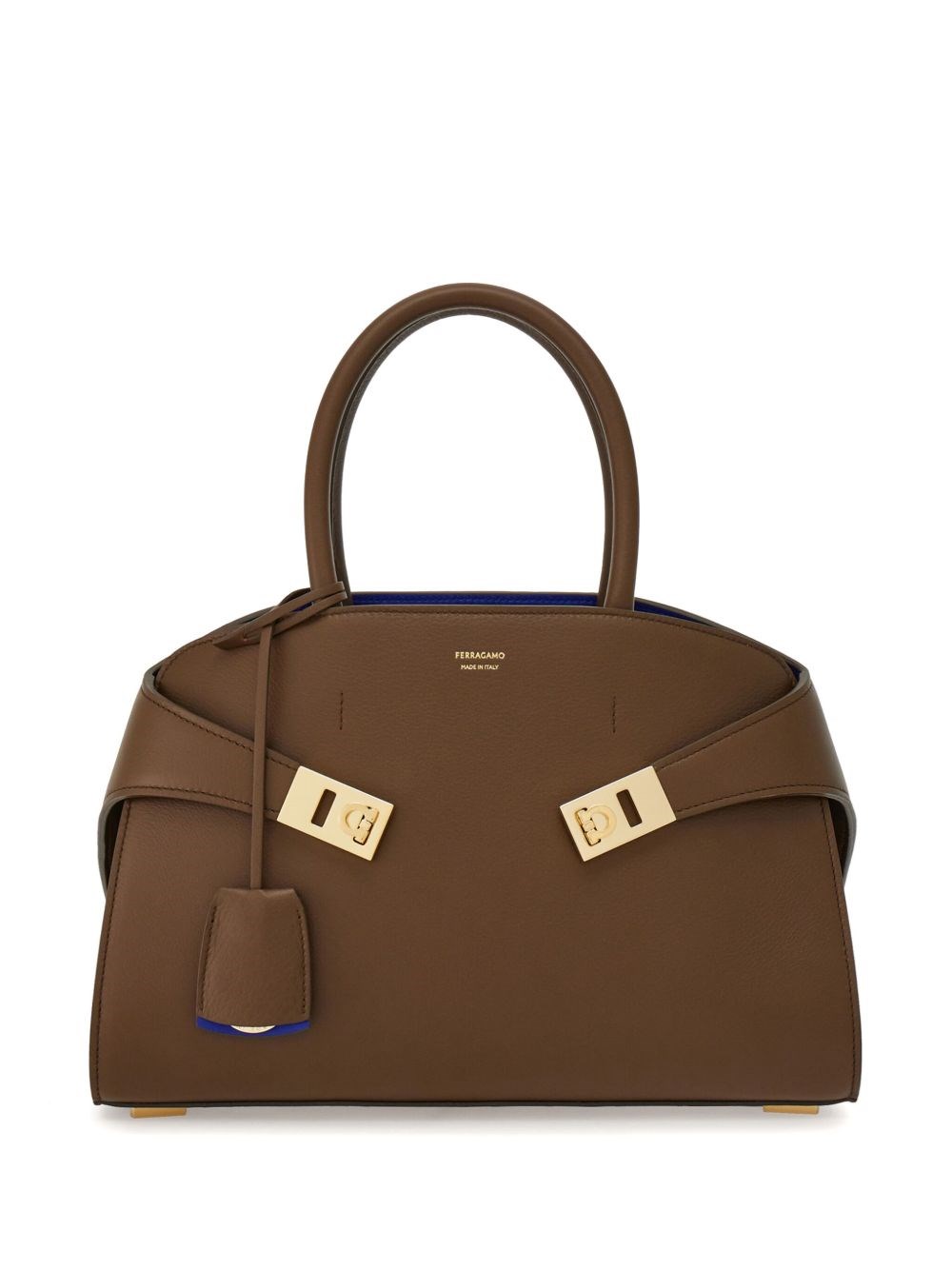 Ferragamo Women Hug Small Leahter Tote Bag In Pink