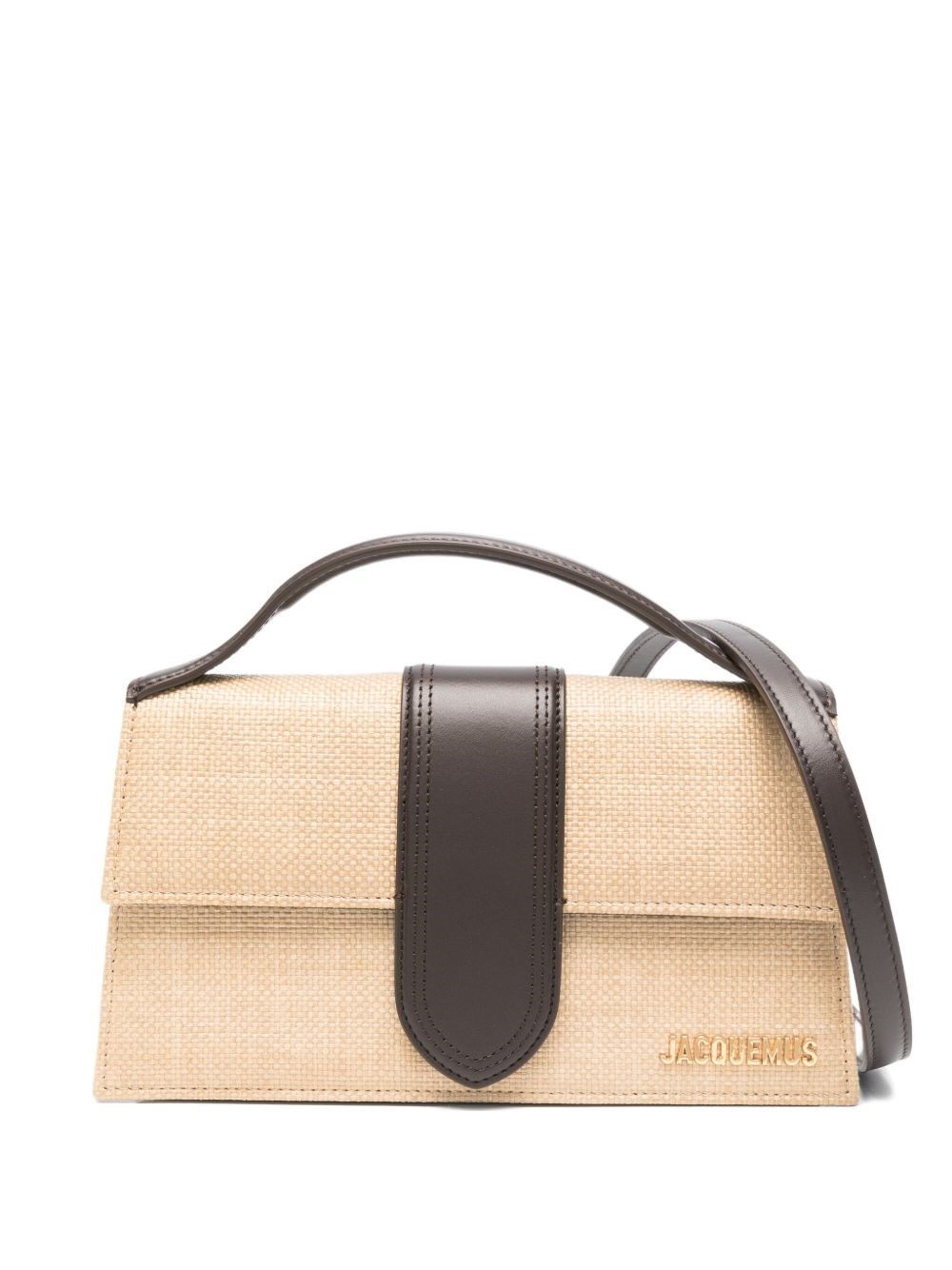 Jacquemus Le Grand Bambino Tote Bag In Sand