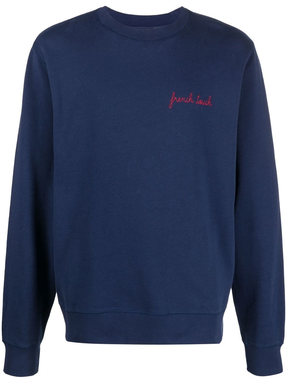 Maison Labiche Cotton Sweater In Blue