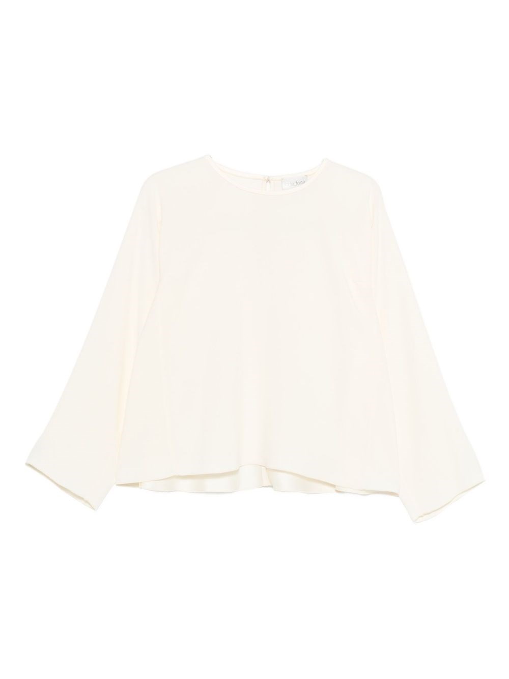 Forte Forte Forte_forte Matte Anvers Satin Embroidered Top Clothing In White