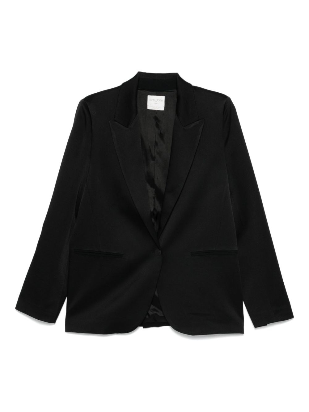 Satin Single-Breasted Jacket - Forte Forte - Modalova