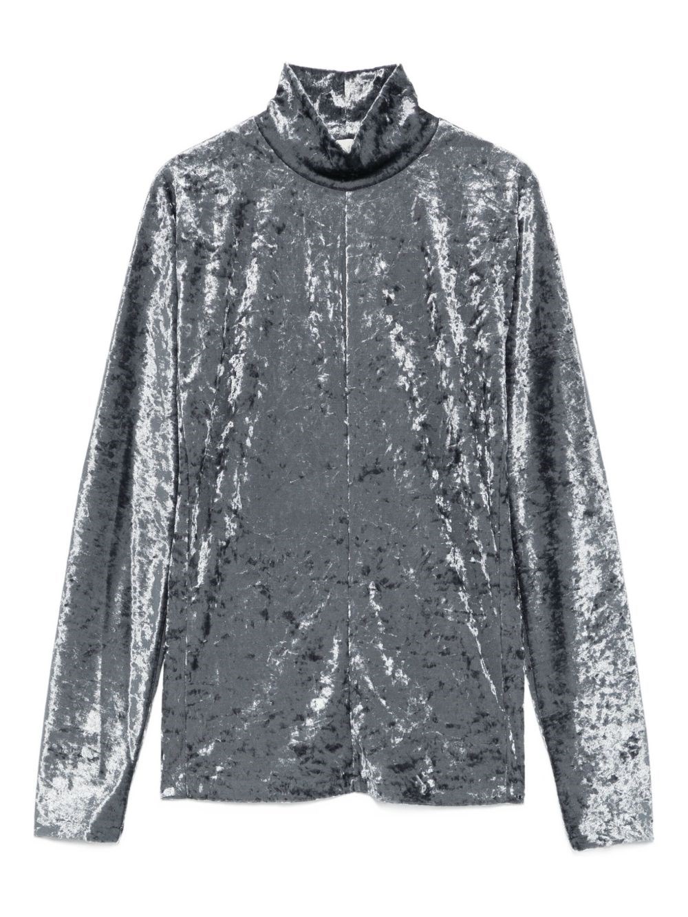 Forte Forte Luxurious Turtle-neck Knit Sweater In Gray