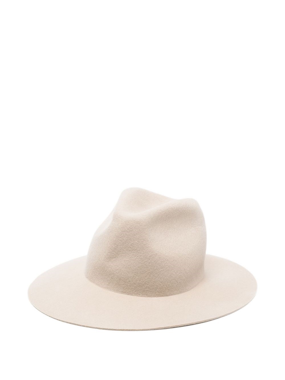 Forte Forte Wool Fedora Hat In White