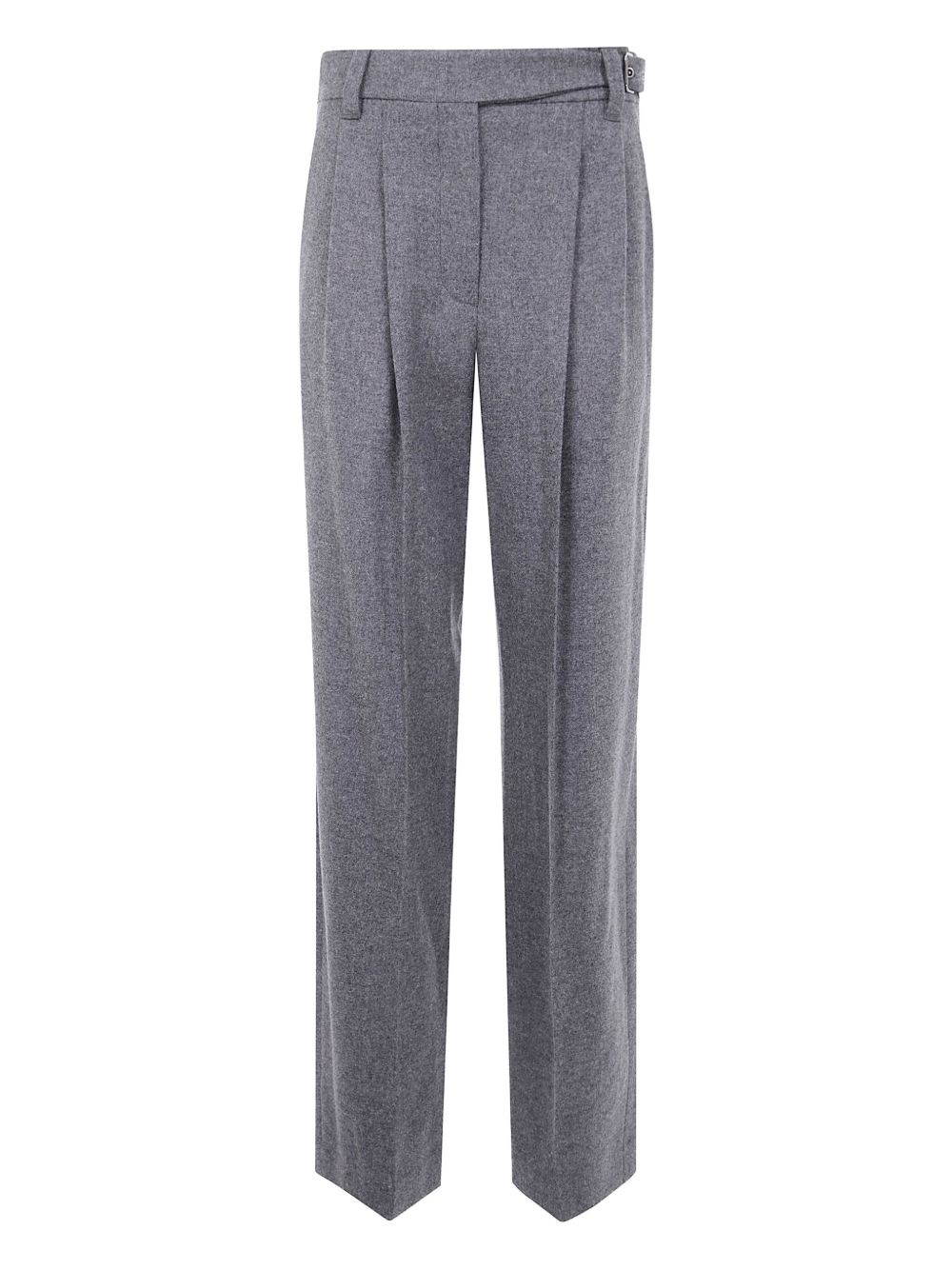 Brunello Cucinelli Wool Trousers In Gray