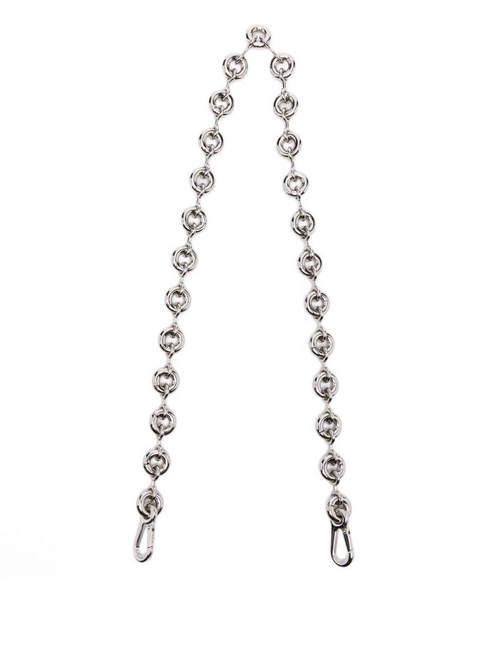 Loewe Donut Chain Strap In Silver
