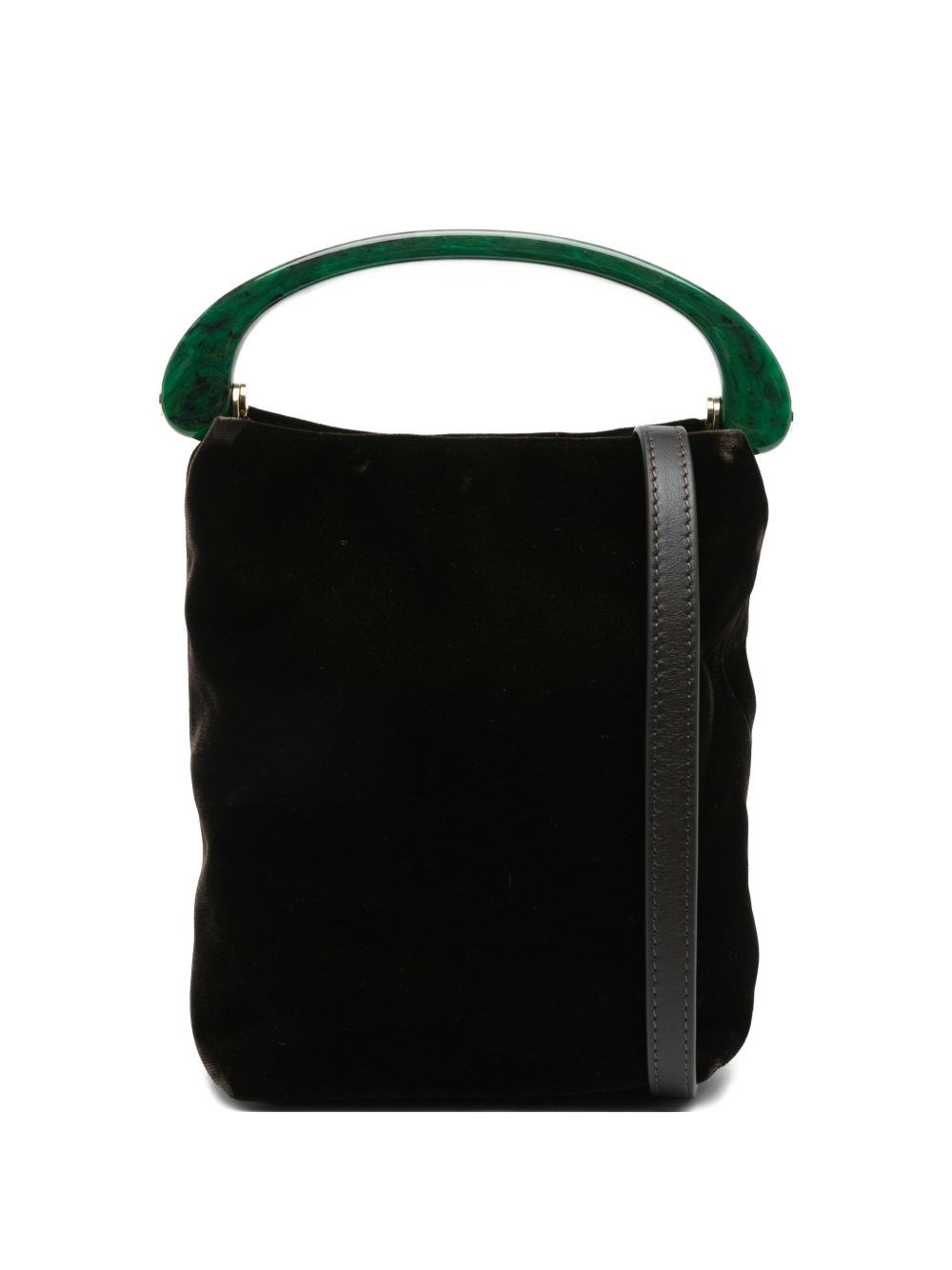 Dries Van Noten Capsule Leather Crossbody Bag In Brown