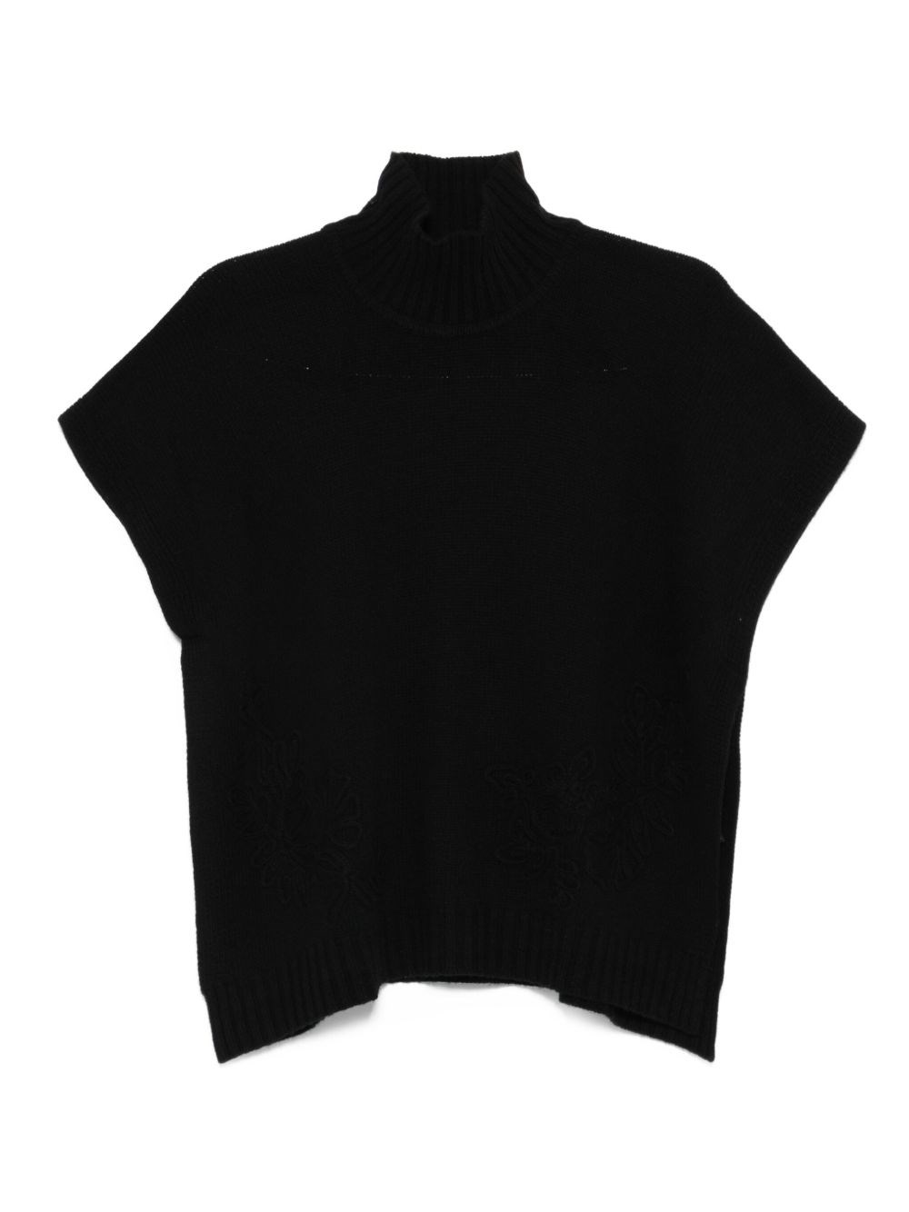 Ermanno Wool Turtle-neck Sweater In Black