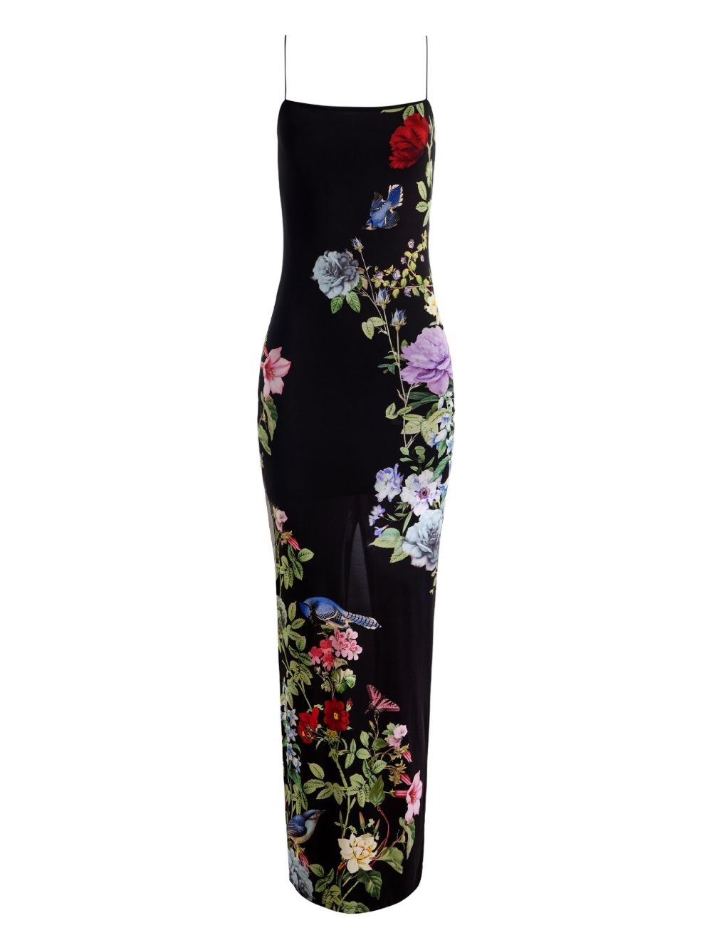 Alice And Olivia Fifi Maxi Dress In Black