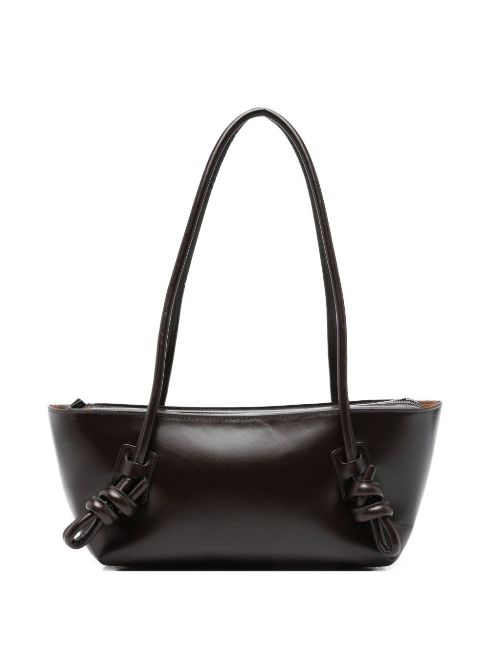 Hereu Fleca Leather Shoulder Bag In Brown