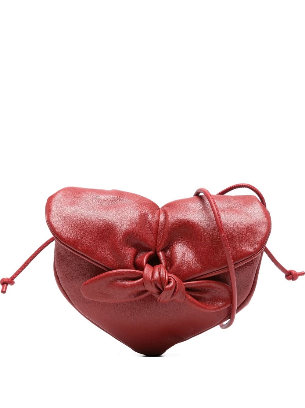 Hereu Coret Leather Crossbody Bag In Red
