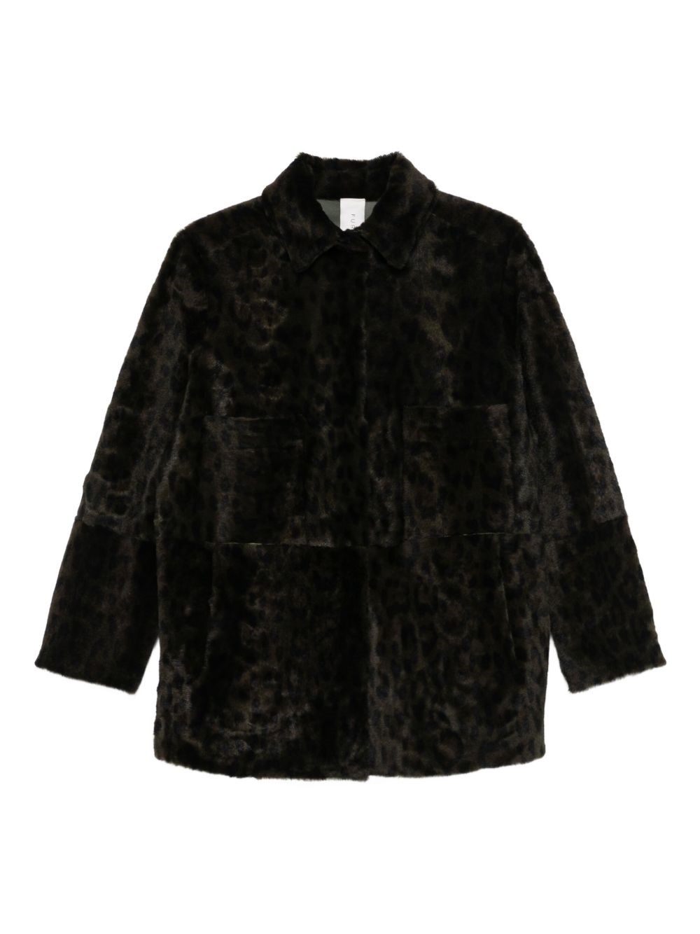 Furling By Giani Leather Jacket In Brown