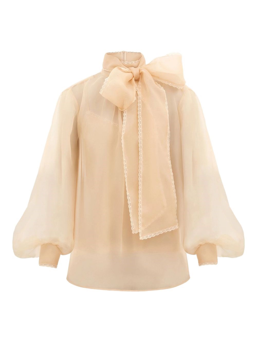 Zimmermann Silk Blouse In Sand
