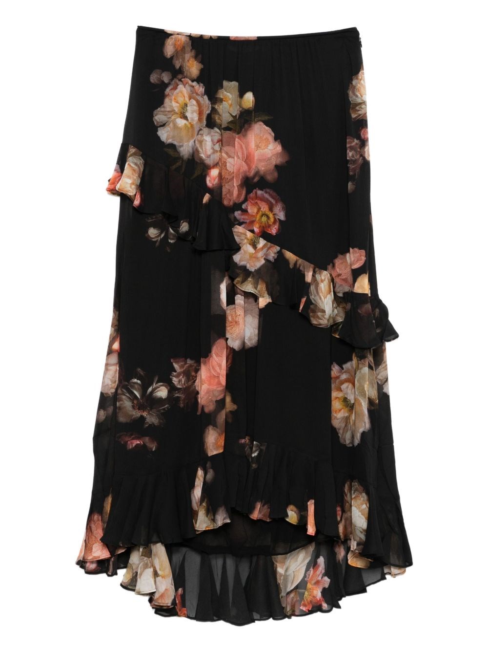 Zimmermann Hypnotic Midi Skirt In Black
