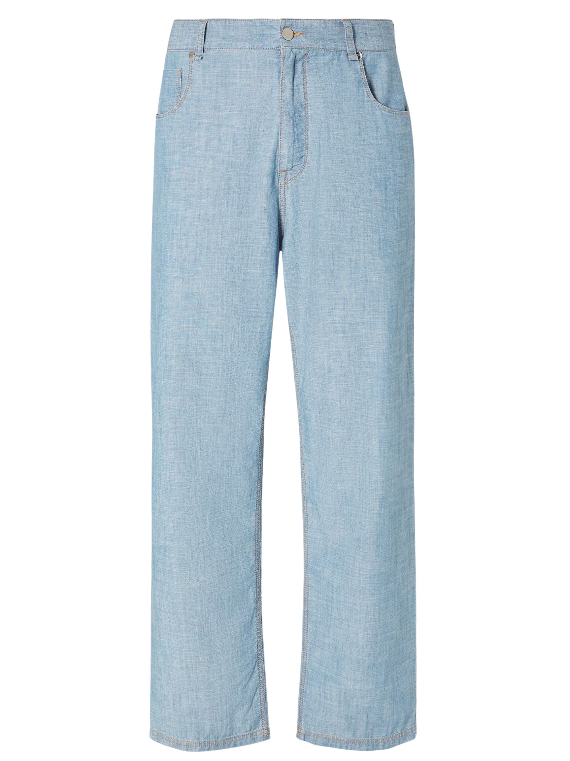 Fendi Long Jeans In Blue
