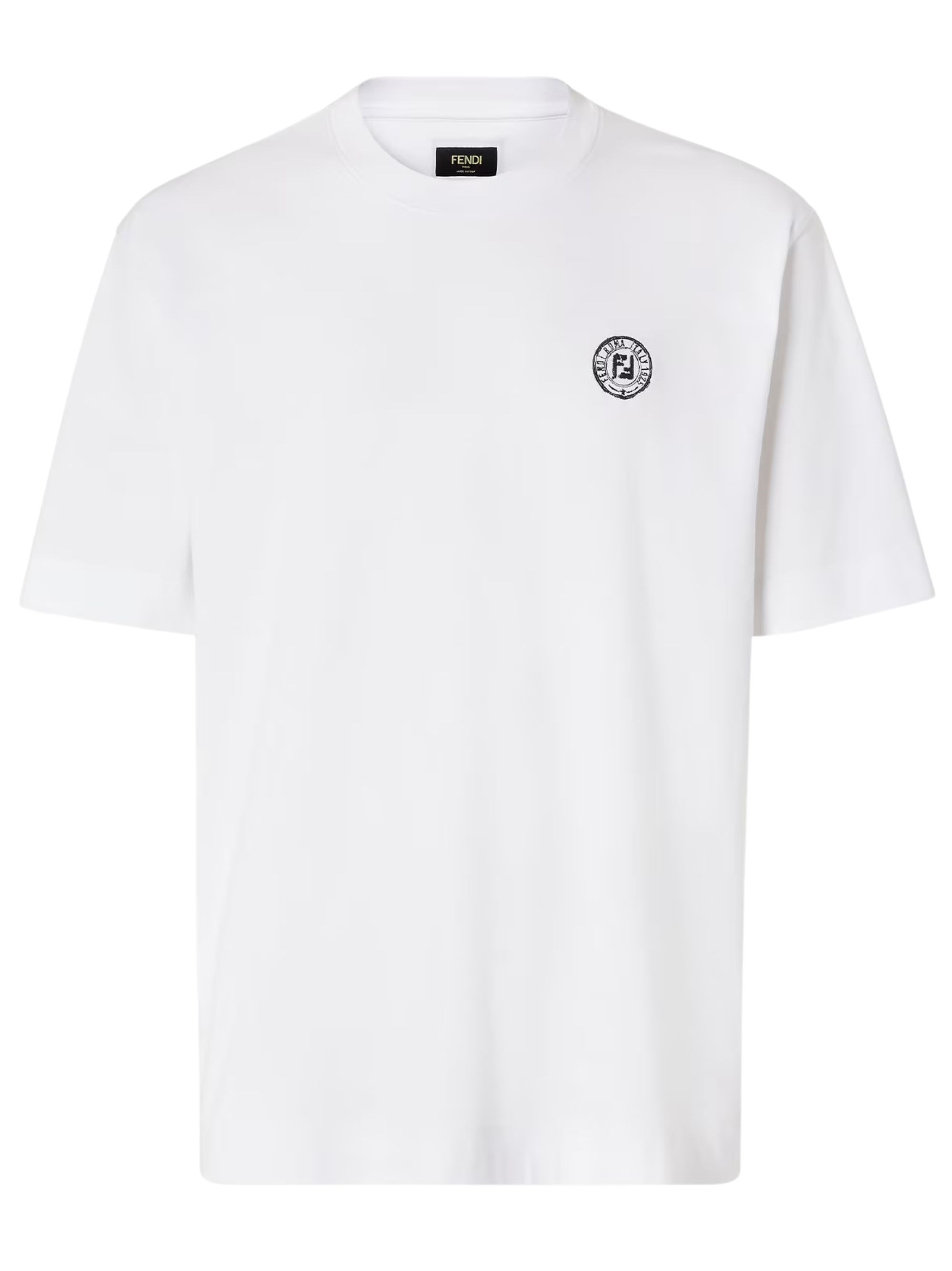 Fendi Cotton T-shirt In White