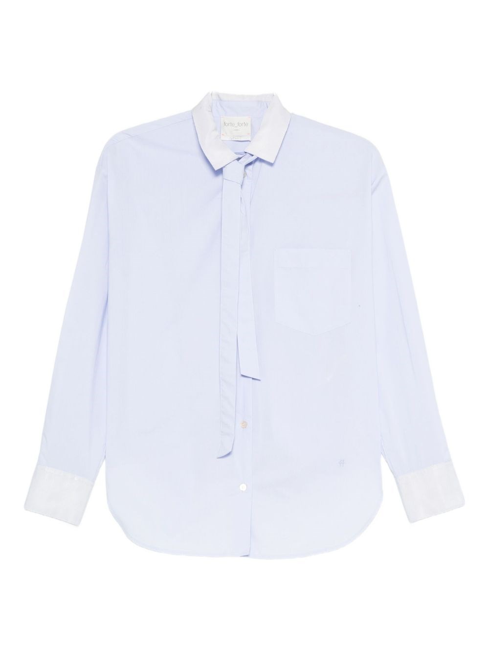 Forte Forte Cotton Shirt In Blue