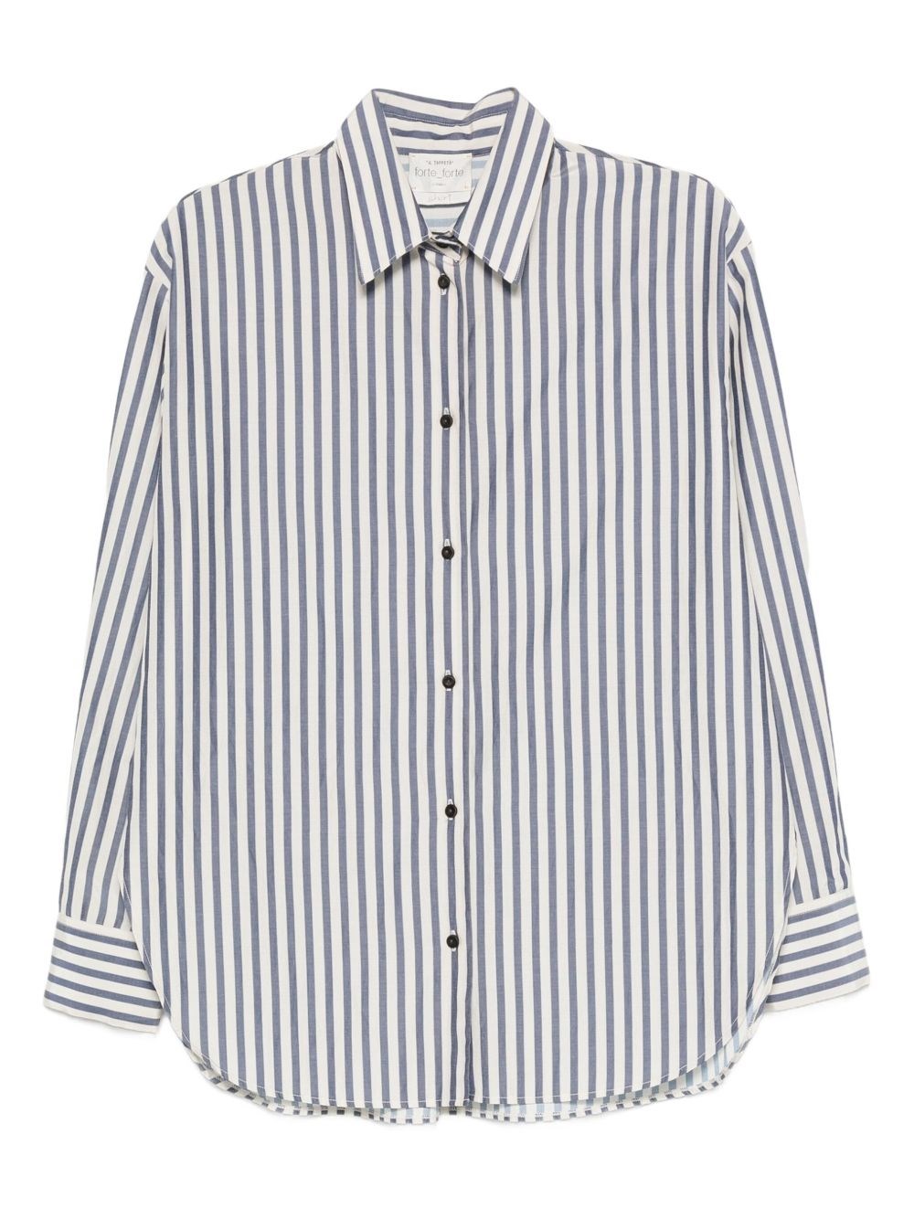 Forte Forte Striped Cotton Blend Shirt